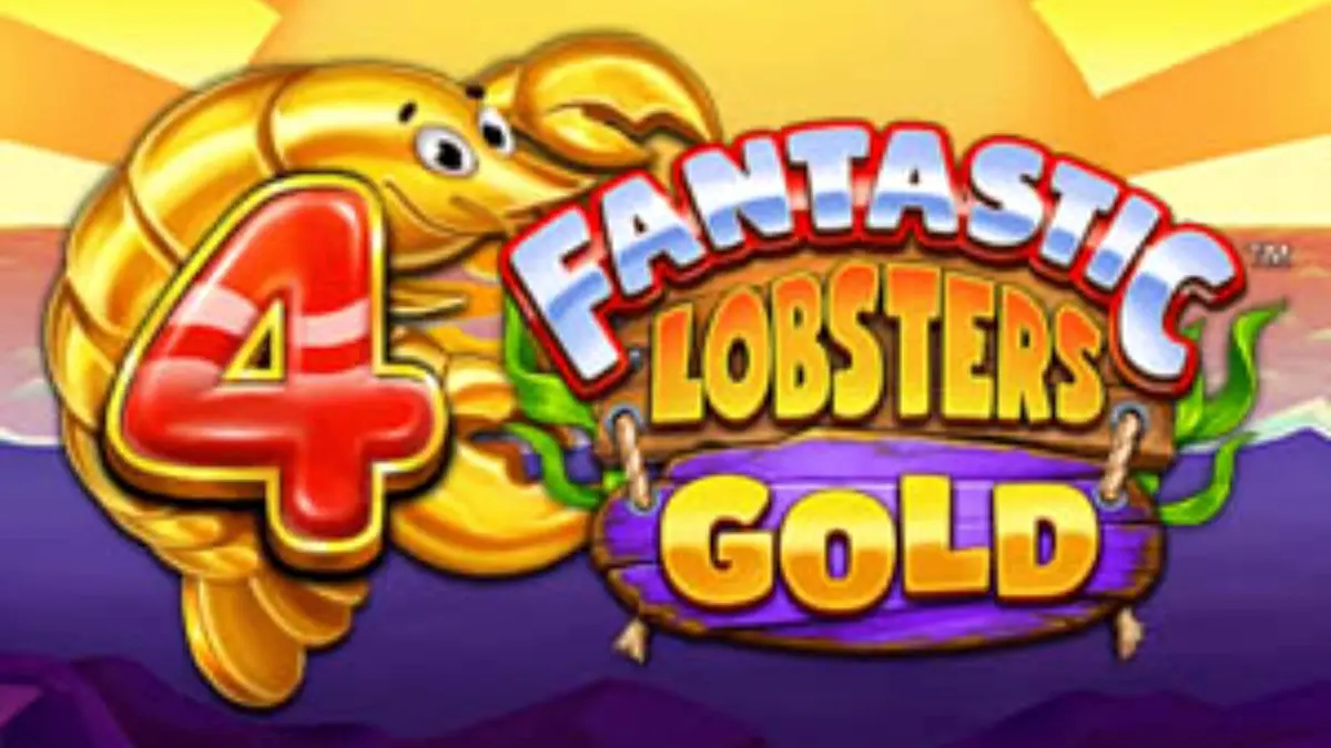 Tampilan visual slot 4 Fantastic Lobsters Gold dengan tema bawah laut yang cerah